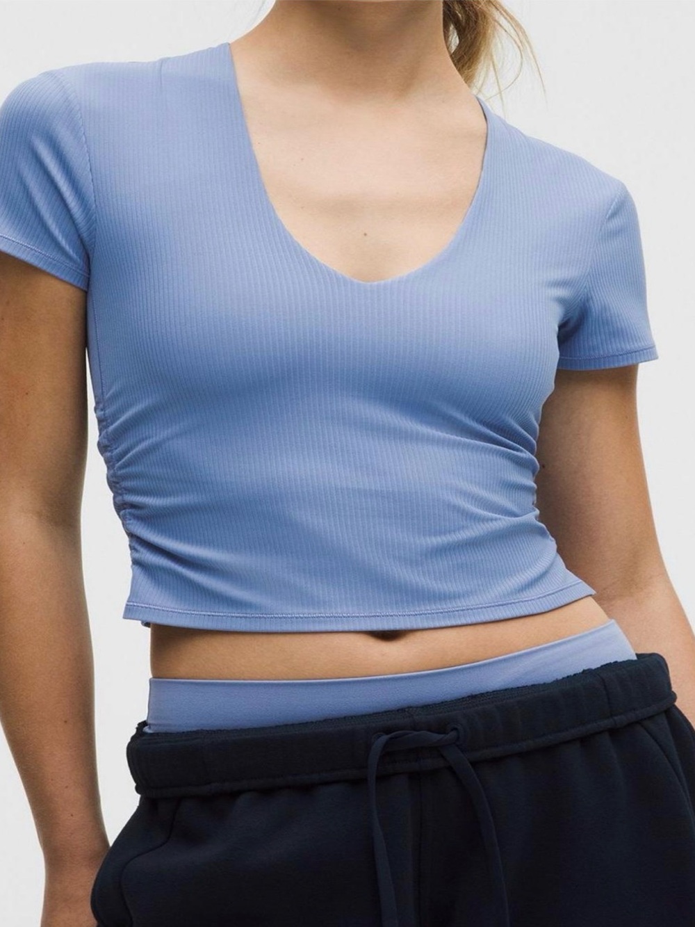 lululemon athletica Ribbed V-Neck Top